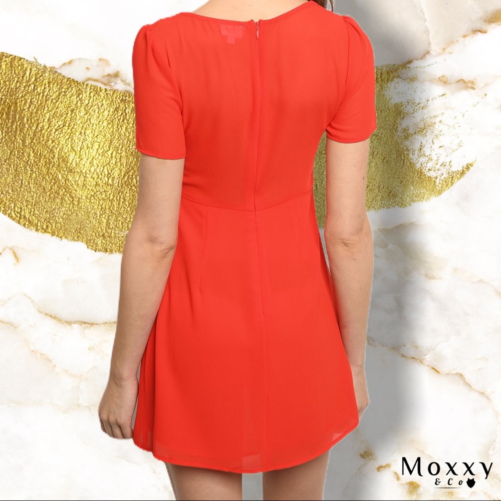 Ruby Red Mini Dress ❤️ - Picture 2 of 2